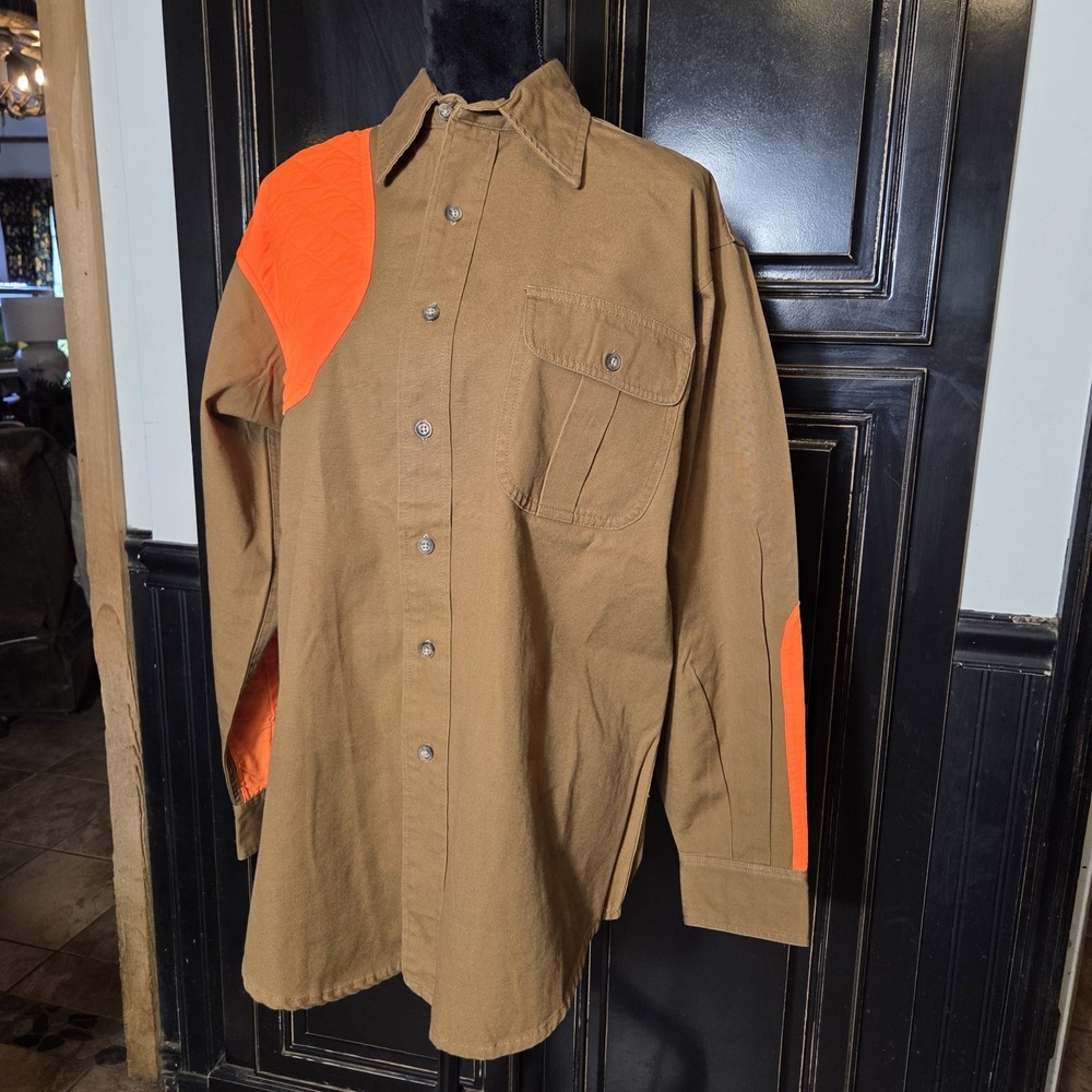 Sierra Trading Post Shooting Shirt, Safety Orange, Med. Hunting,  Outdoors